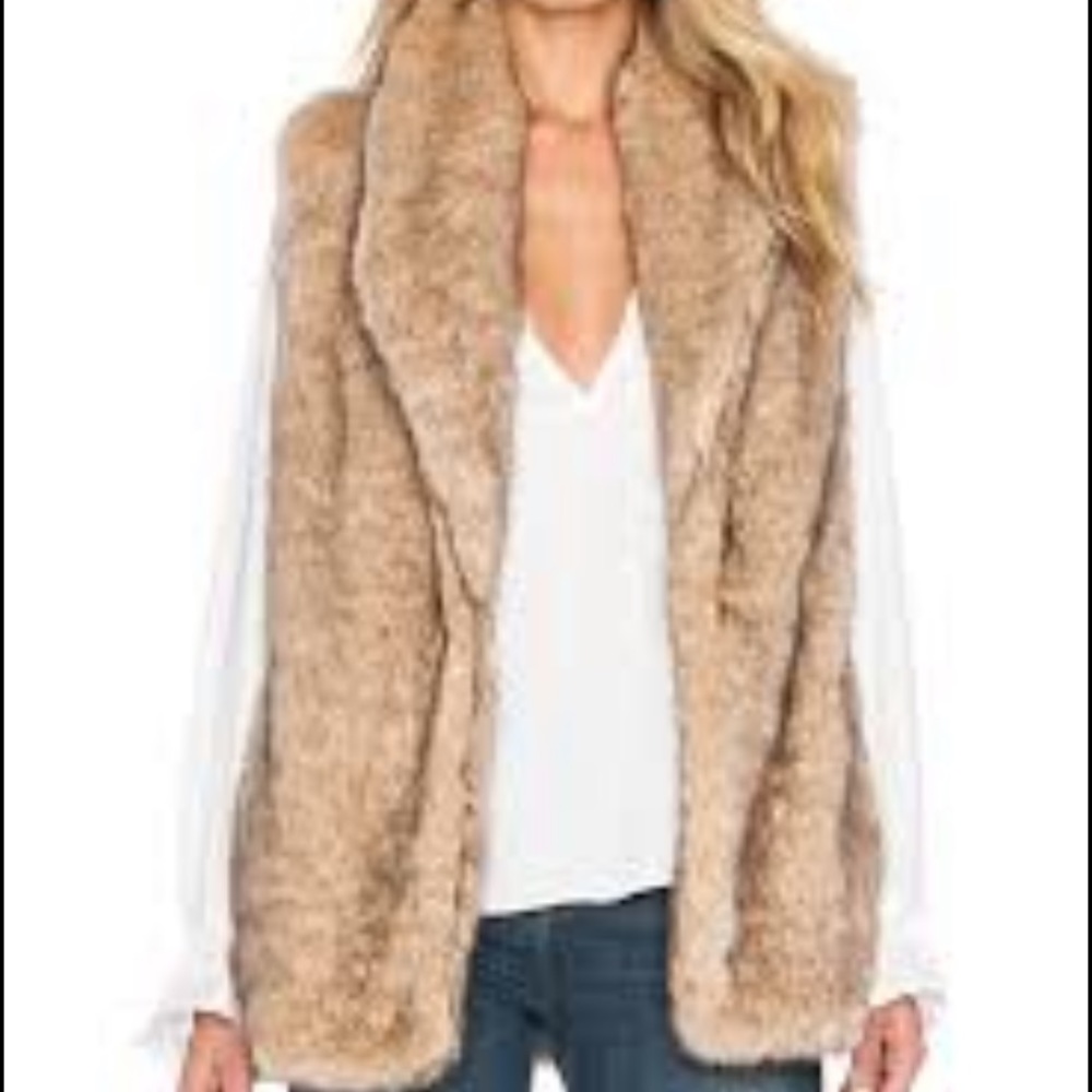 Sanctuary Faux Fur Vest with Pockets - NWT